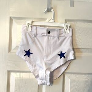 Dallas Cowboy Cheerleader costume shorts